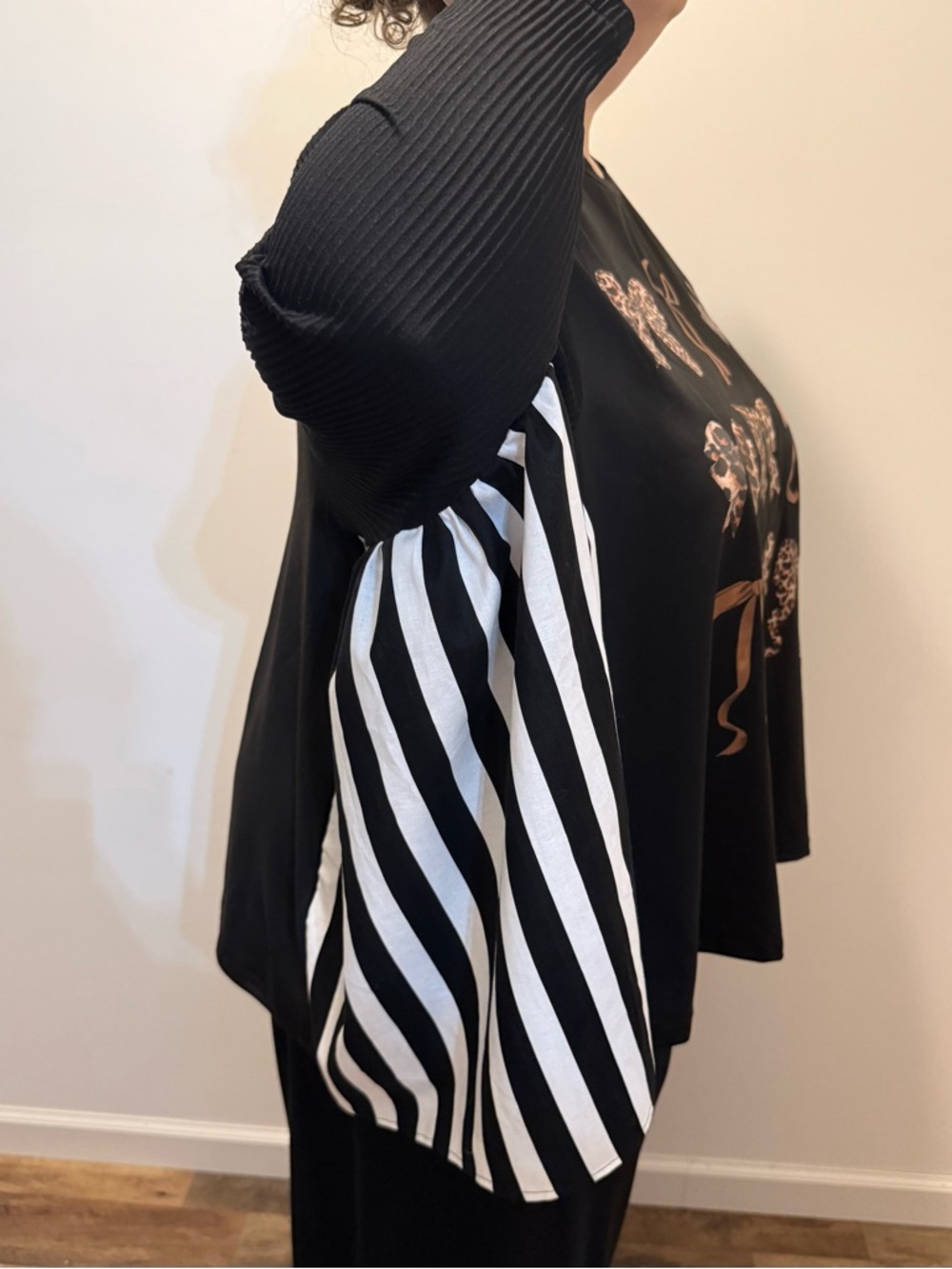 π€ππ€ Striped & Leopard Bow Top π€ππ€ - Picture 8 of 9